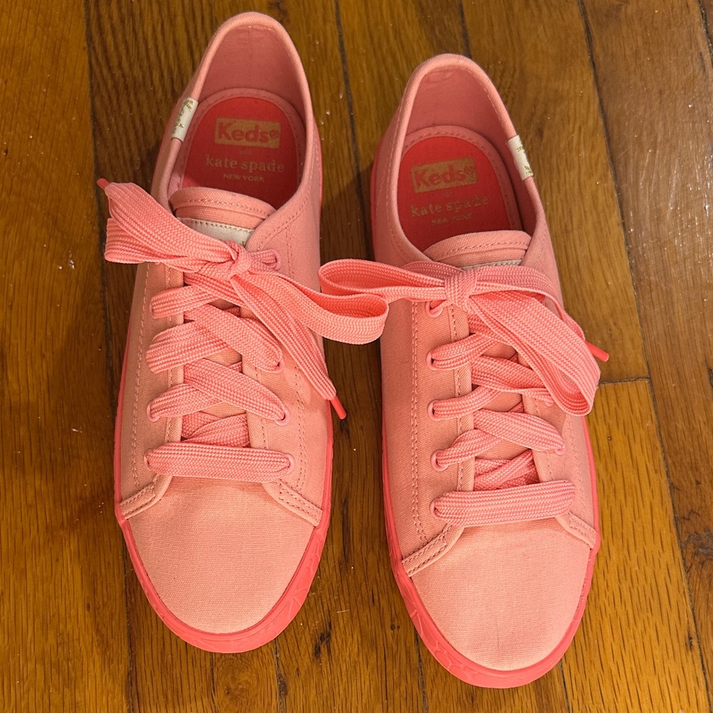 Limited Edition Kate Spade Keds Women's Pink Sneakers